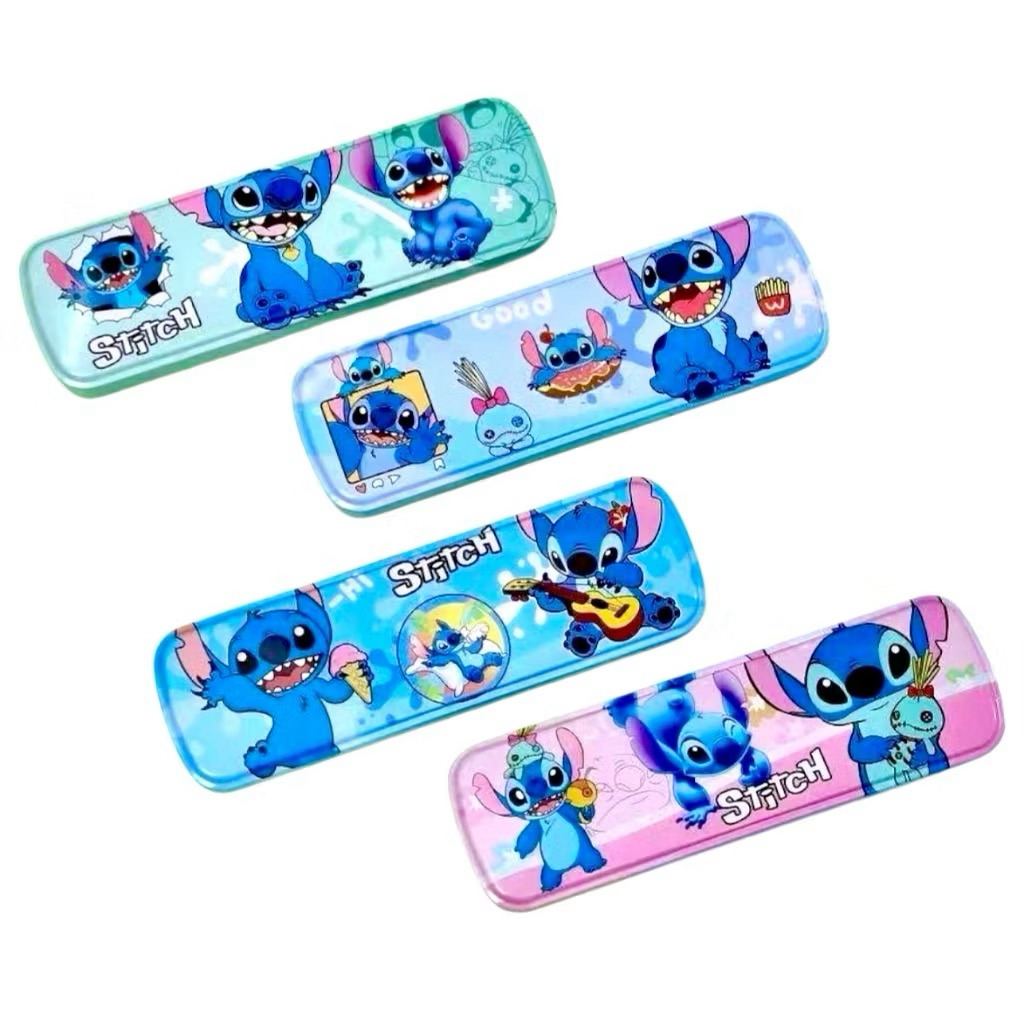 

TEMPAT PENSIL KALENG STITCH / PENCIL CASE / KOTAK PENSIL KARAKTER