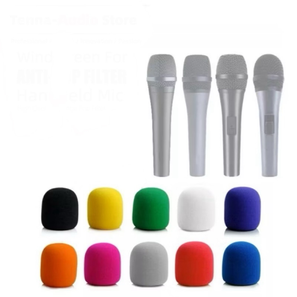 TERMURAH  Busa Mic Besar / Busa Mic Condensor / Cover Mic Busa / Pelindung Mic Busa Tebal