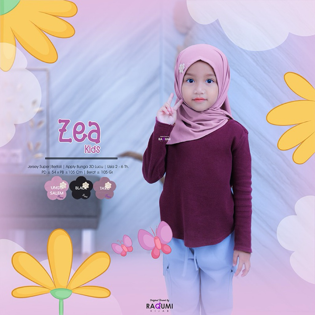 ZEA KIDS BRAND ORI BY RAQUMI // HIJAB ANAK // HIJAB KIDS // HIJAB JERSEY // HIJAB POLOS // HIJAB NON