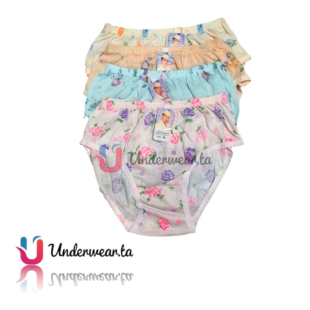cd wanita murah lusinan motif sablon underwear |S,M,L,XL,3L,4L,5L