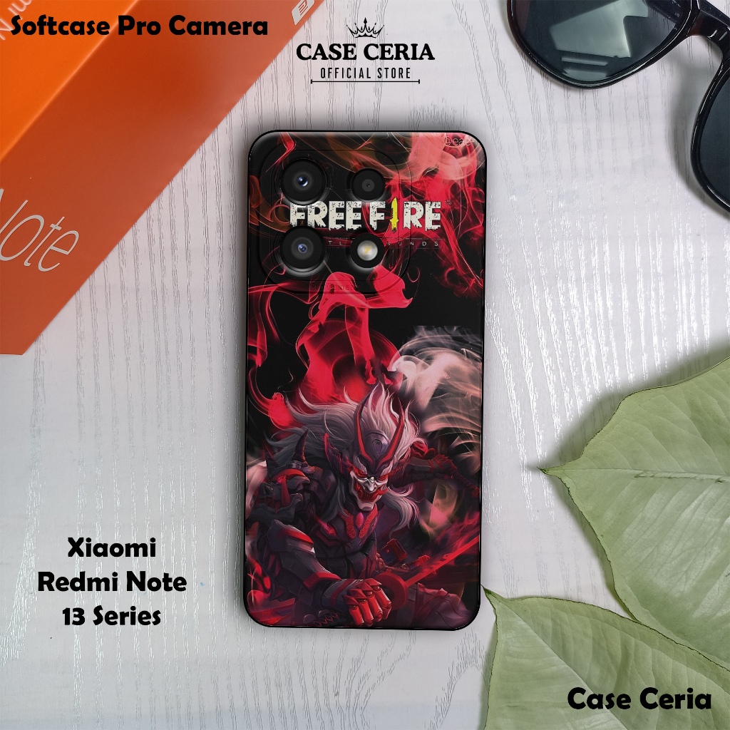 Case For Xiaomi Redmi Note 13 4G / 13 Pro 5G / 13 Pro+ – Softcase Pro Camera Poco X6 ( Game FF )