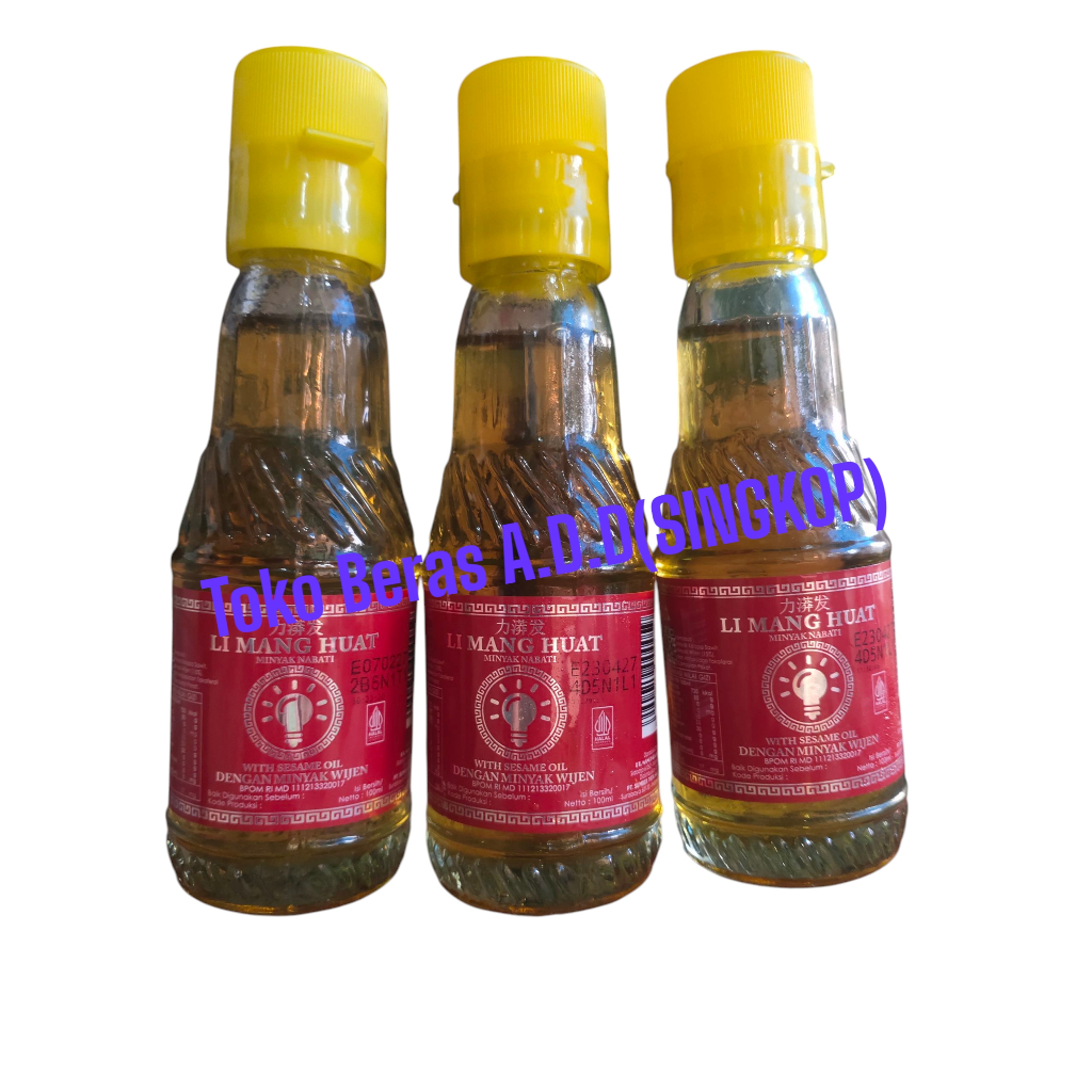 

Minyak Wijen (Sesame Oil) LI MANG HUAT 100ml