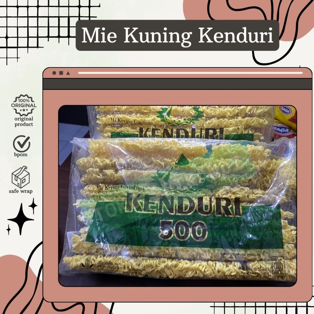 

Mie kuning keduri per pcs