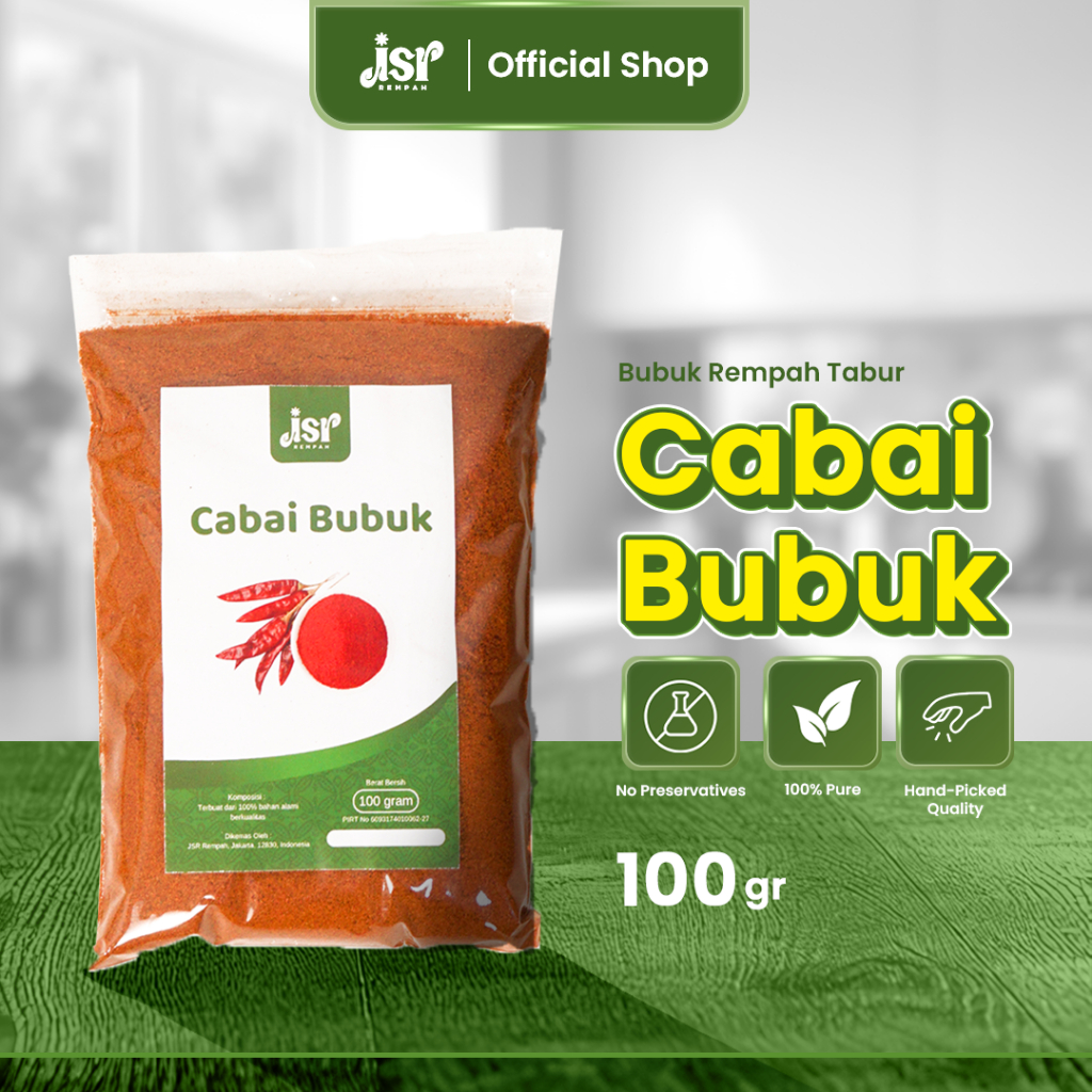 

Jsr Rempah Cabe Bubuk 100 Gram