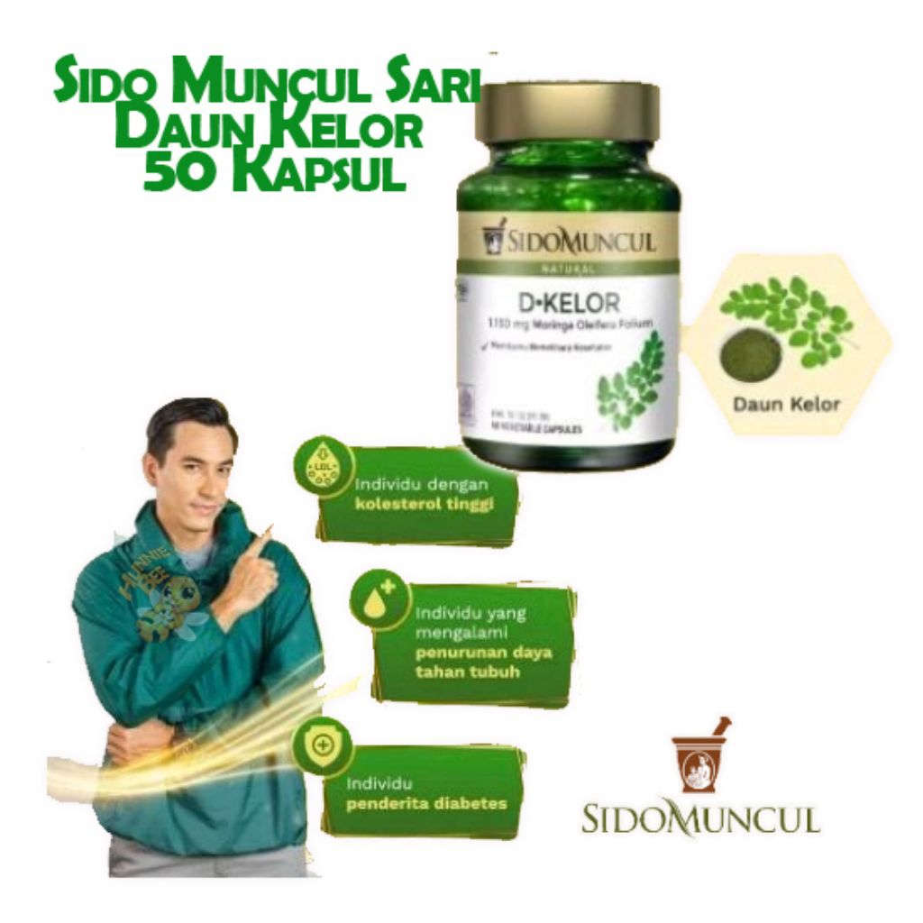 Sido Muncul Sari Daun Kelor 50 Kapsul