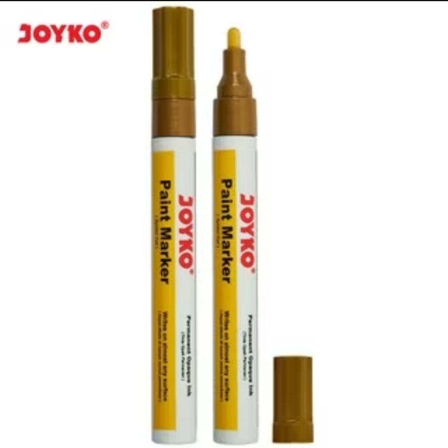 

Paint Marker Joyko GOLD Color PTM-43 Spidol Cat Permanen Warna