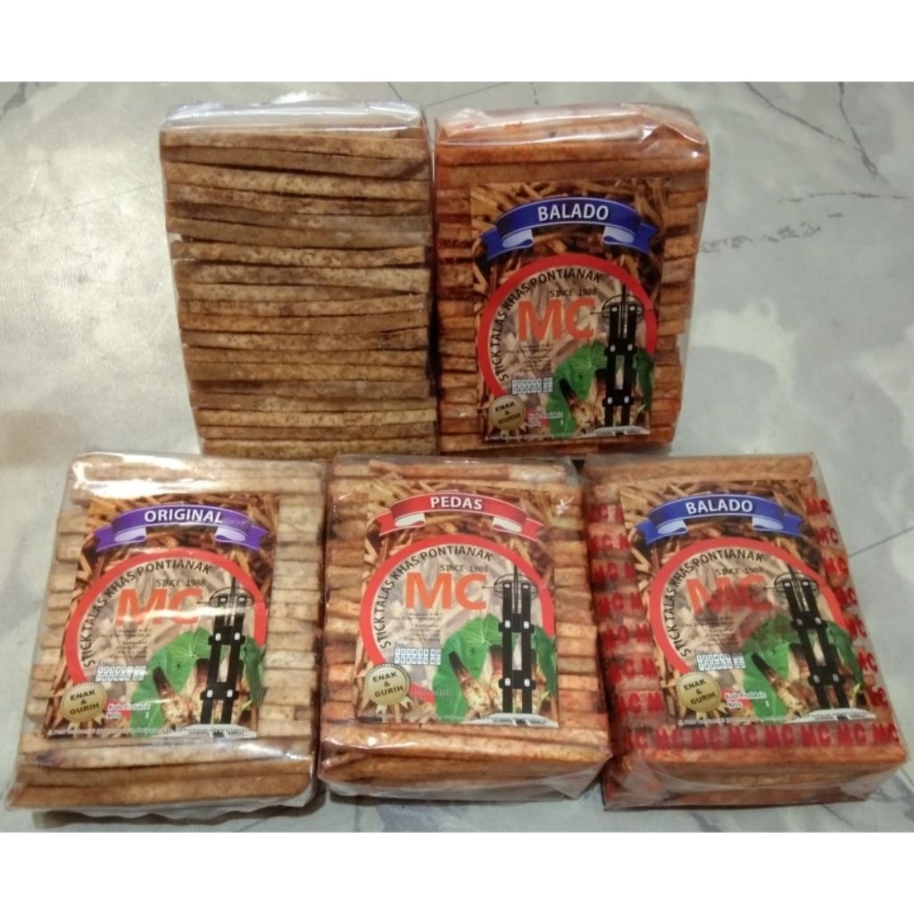 

Stik Talas MC / Snack Talas Pontianak / Keripik Talas / Stick Talas / Keripik Keladi / Oleh Oleh Khas Pontianak / Oleh Oleh Kalimantan Barat