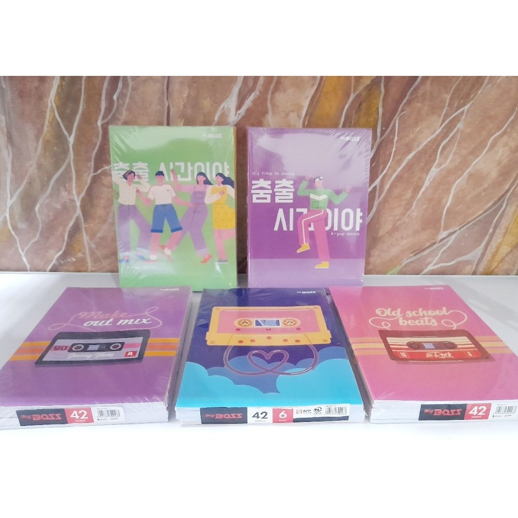 

Buku Tulis Bigbos 42L (1 pack isi 6 buku)