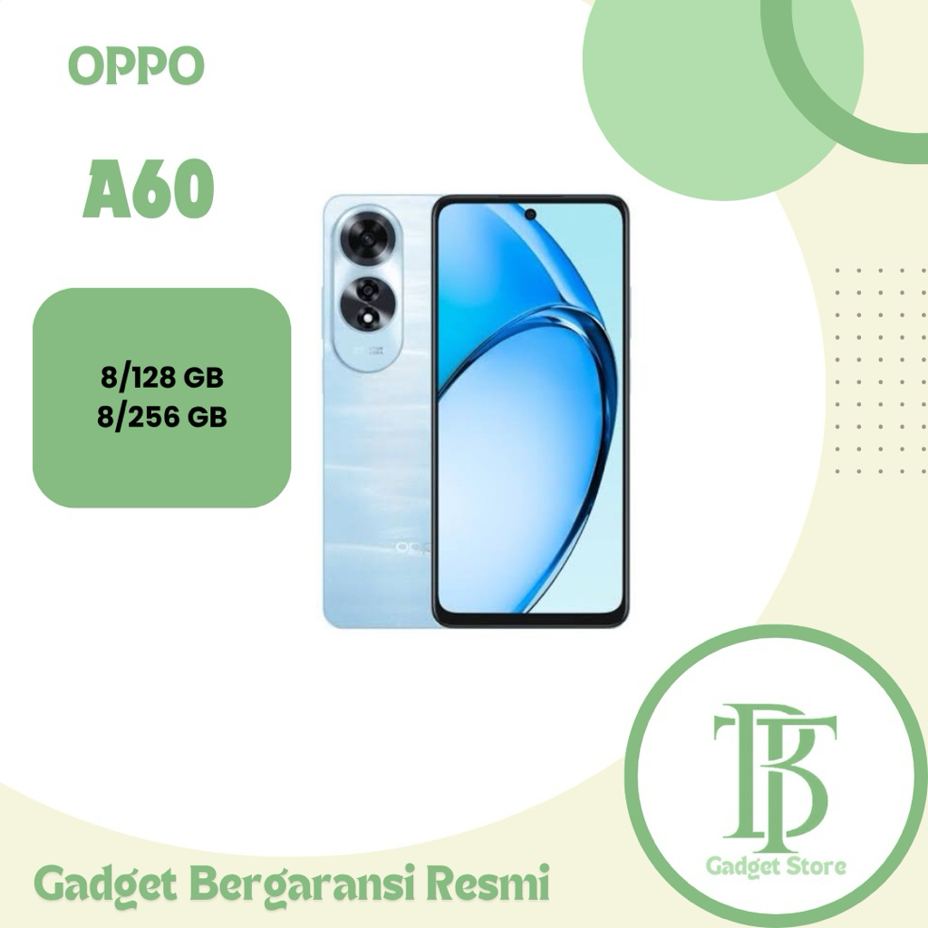 OPPO A60 RAM 8/256 RAM 8 GB INTERNAL 256 GB GARANSI RESMI OPPO INDONESAI-8/128GB
