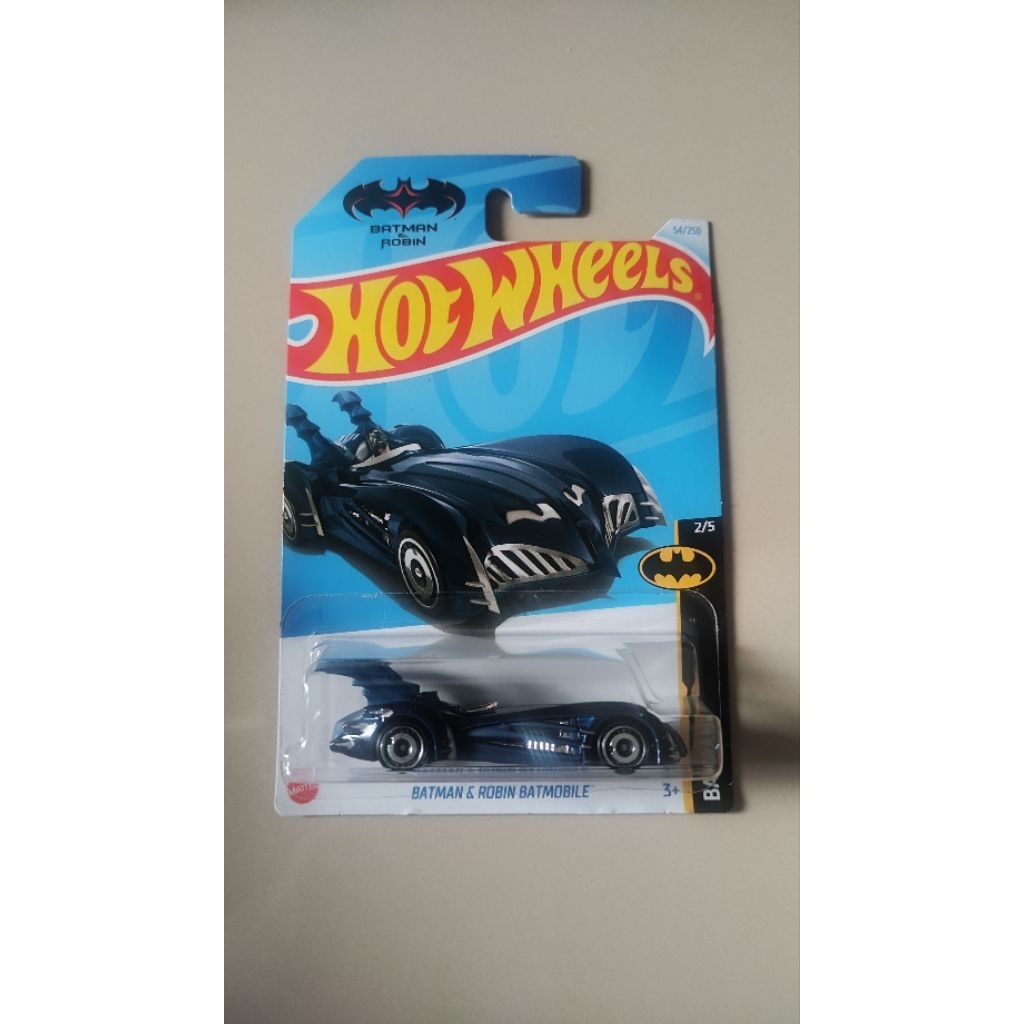 Hotwheels Batmobile Batman and Robin Black