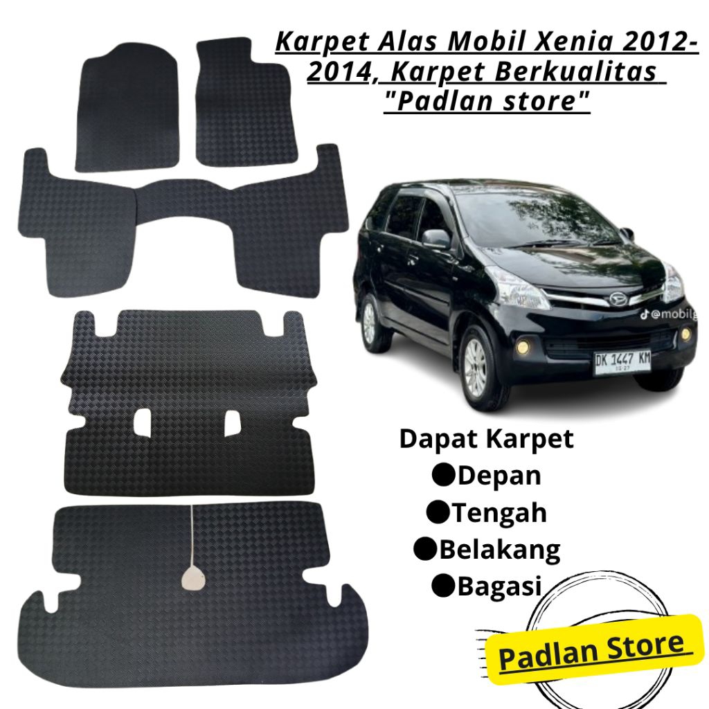 Karpet Mobil Xenia 2012 2013 2014 Karpet Alas Kaki Xenia 2012-2014 Karpet All New Xenia SETT LENGKAP