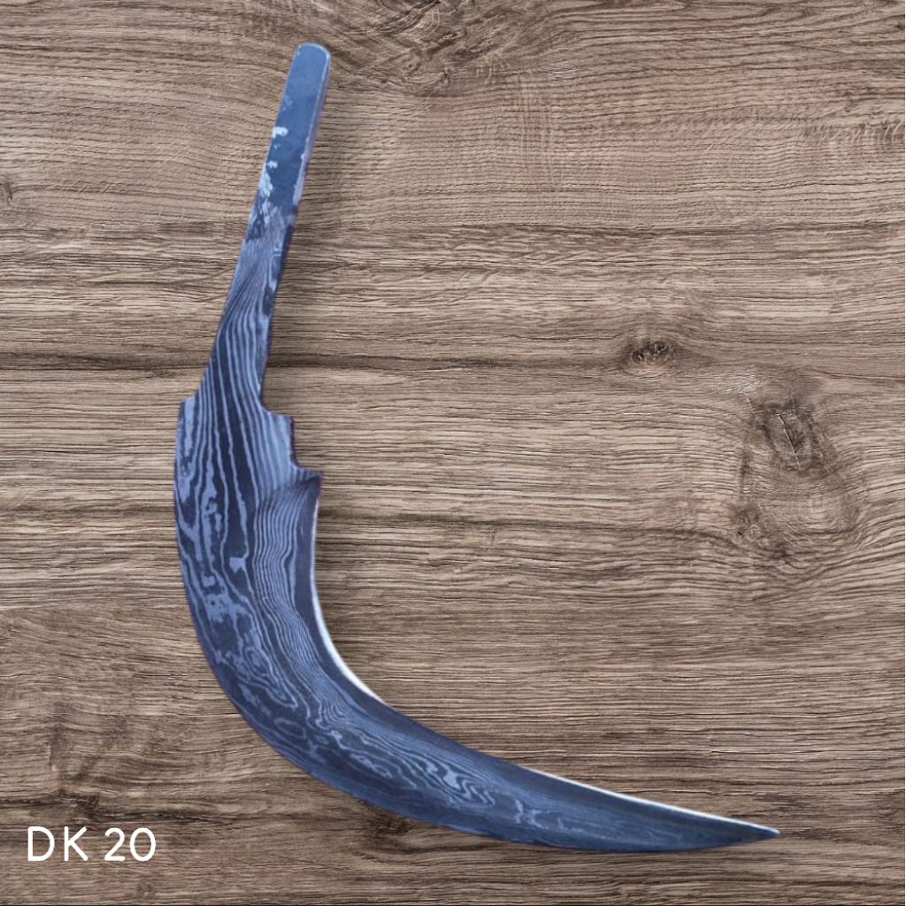 damascus karambit pamor asli (12cm)