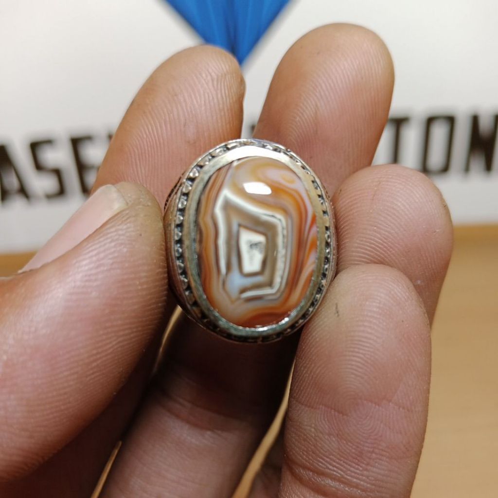 Batu akik sulaiman motif