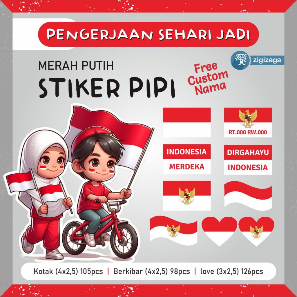 

STIKER PIPI MERAH PUTIH