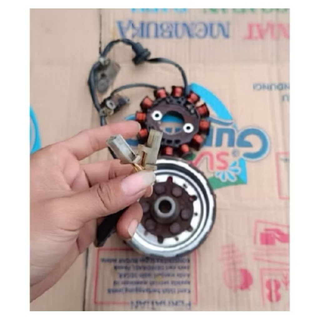 ACG starter spul magnet Honda Beat Scoopy fi stater kasar 2012-2015, original copotan