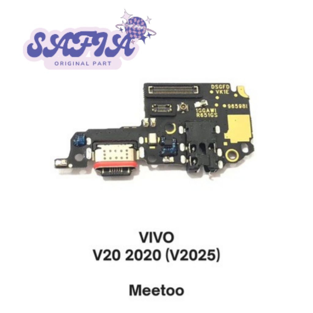 konektor charger Vivo V20 2020 papan cas original