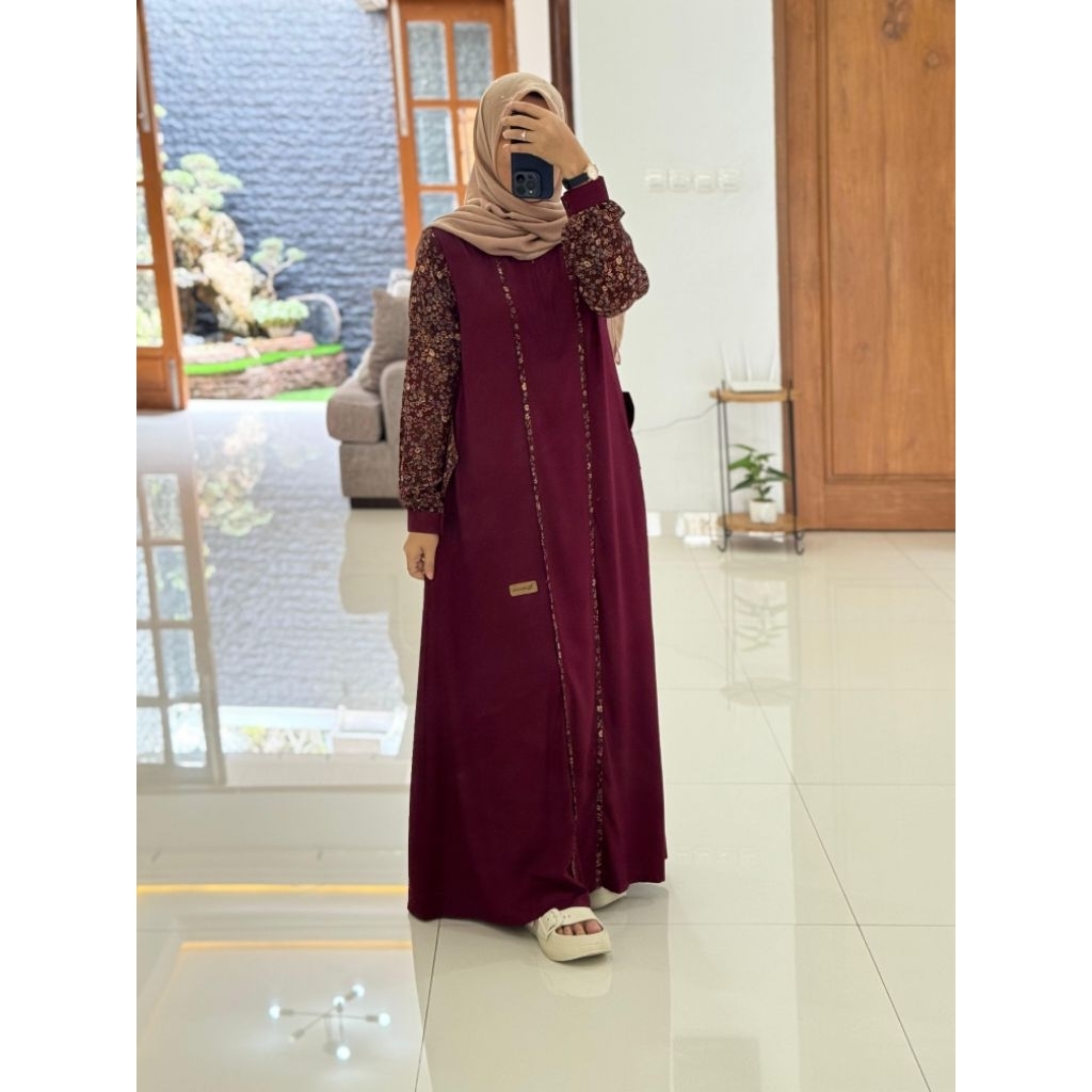 DRESS NADHEEFA ORI//ORI NADHEEFA DREES//NADHEEFA STORE///READY STOK