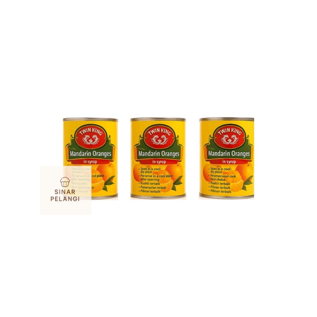 

Jeruk Mandarin Kaleng 312gr Twin King | Mandarin Orange 312gr Twin King