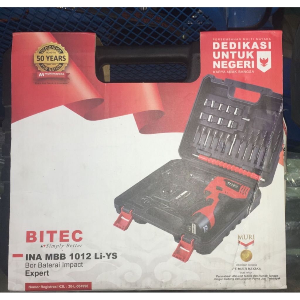 BITEC MBB 1012 LI-YS / Mesin Bor Batre Impact drill 12V