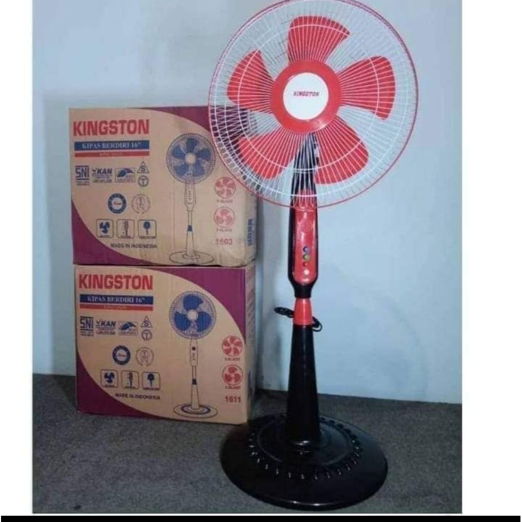 kipas angin berdiri kingston 16 inc/ stand fan kingston