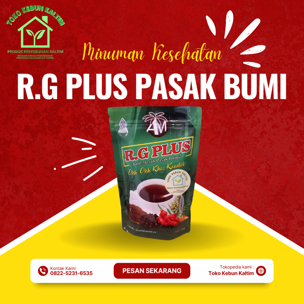 

RG PLUS JAHE MERAH PASAK BUMI