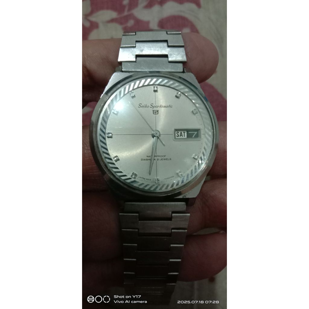 Jam Seiko Sportsmatic 5 seri 6619-7020