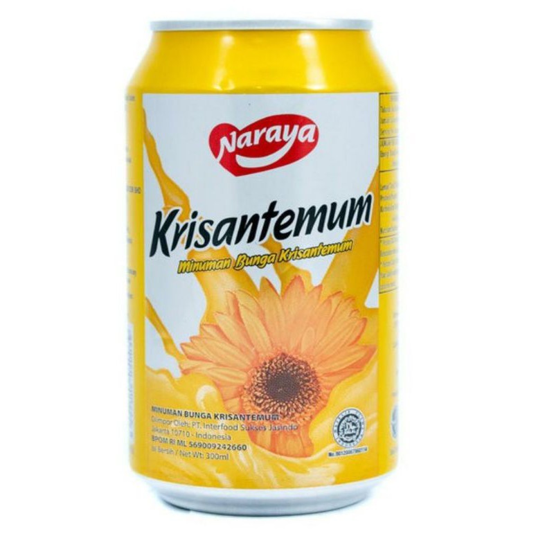 

NARAYA CHRYSANTHEMUM DRINK CAN 300 ML 8997002050039