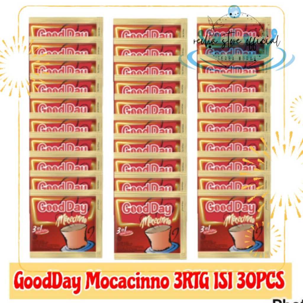 

Kopi GoodDay Mocacinno 3Renceng Isi 30pcs