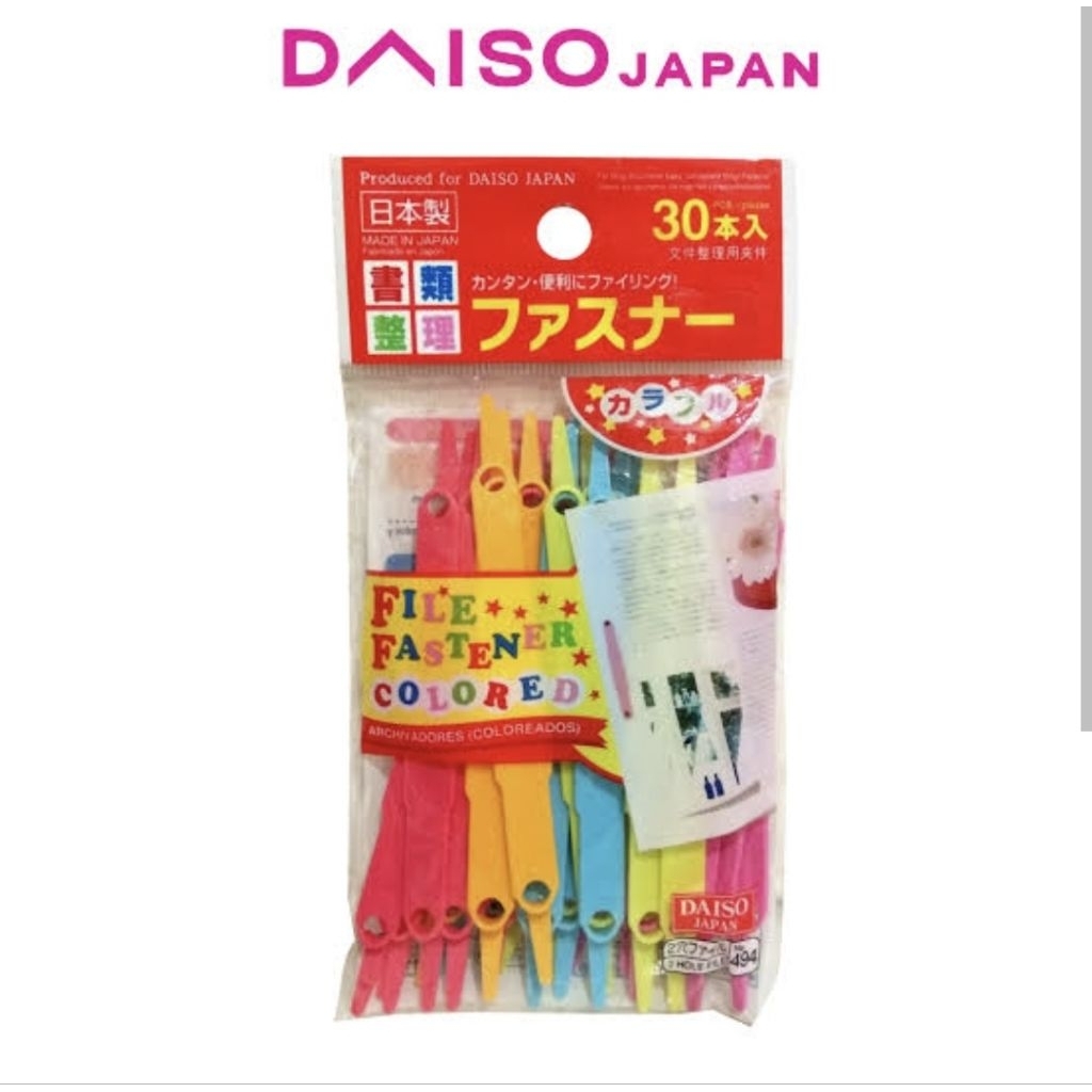 

Daiso Paper Fastener 30Pcs 15Pcs File Map
