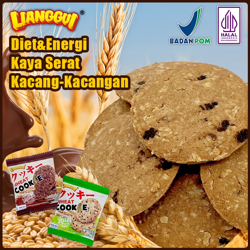 

Lianggui Kukis Coklat Oat Chia Wijen Halal, Cemilan Diet Sehat, Snack Pengganti Makan Viral Keluarga