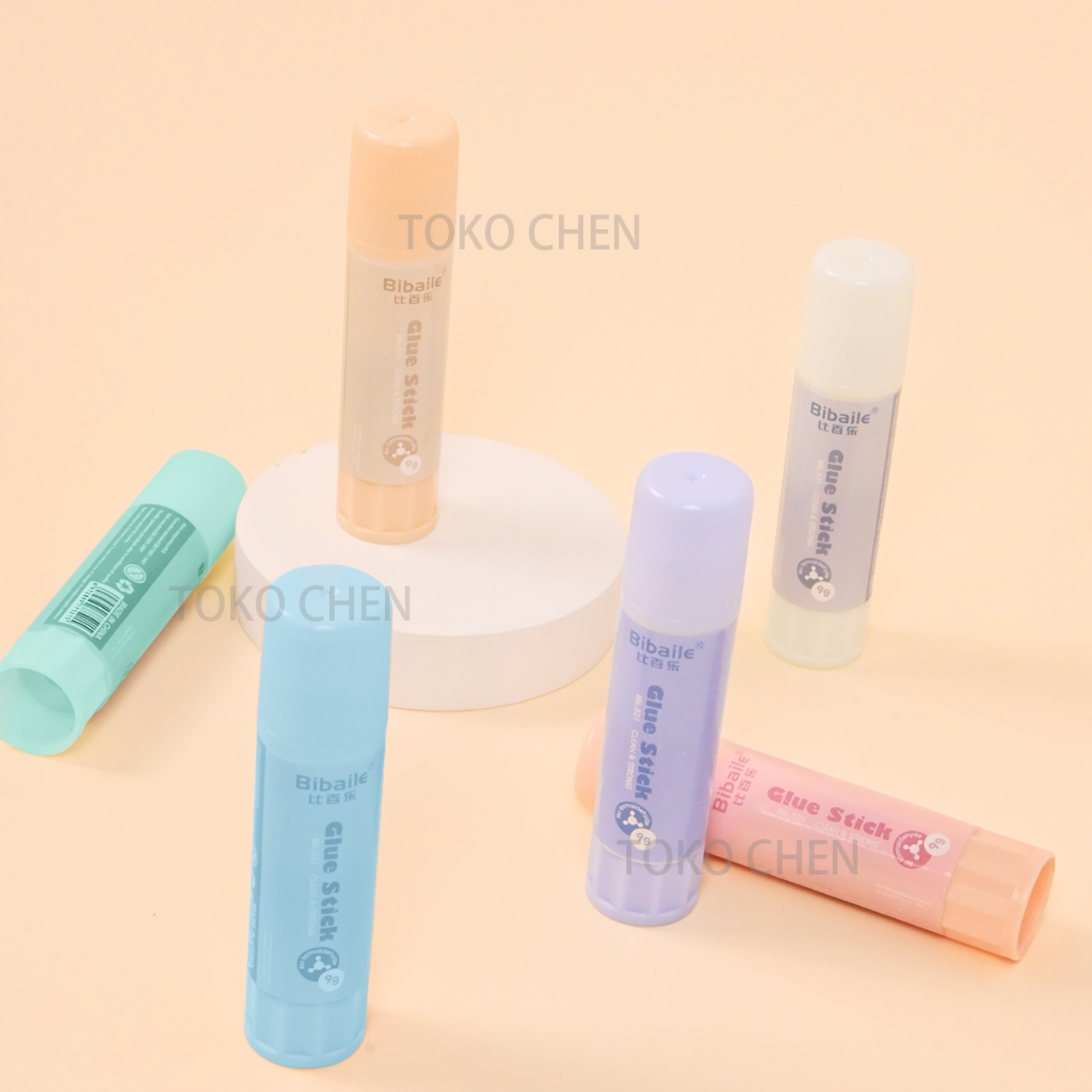 

Bibaile SOLID GUM GLUE STICK Paper Lem Kertas Lem Stik Putar