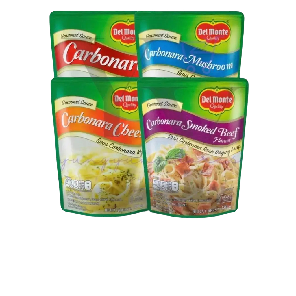 

Delmonte Sauce Carbonara Original / Mushroom / Cheese / Smoked Beef 180gr