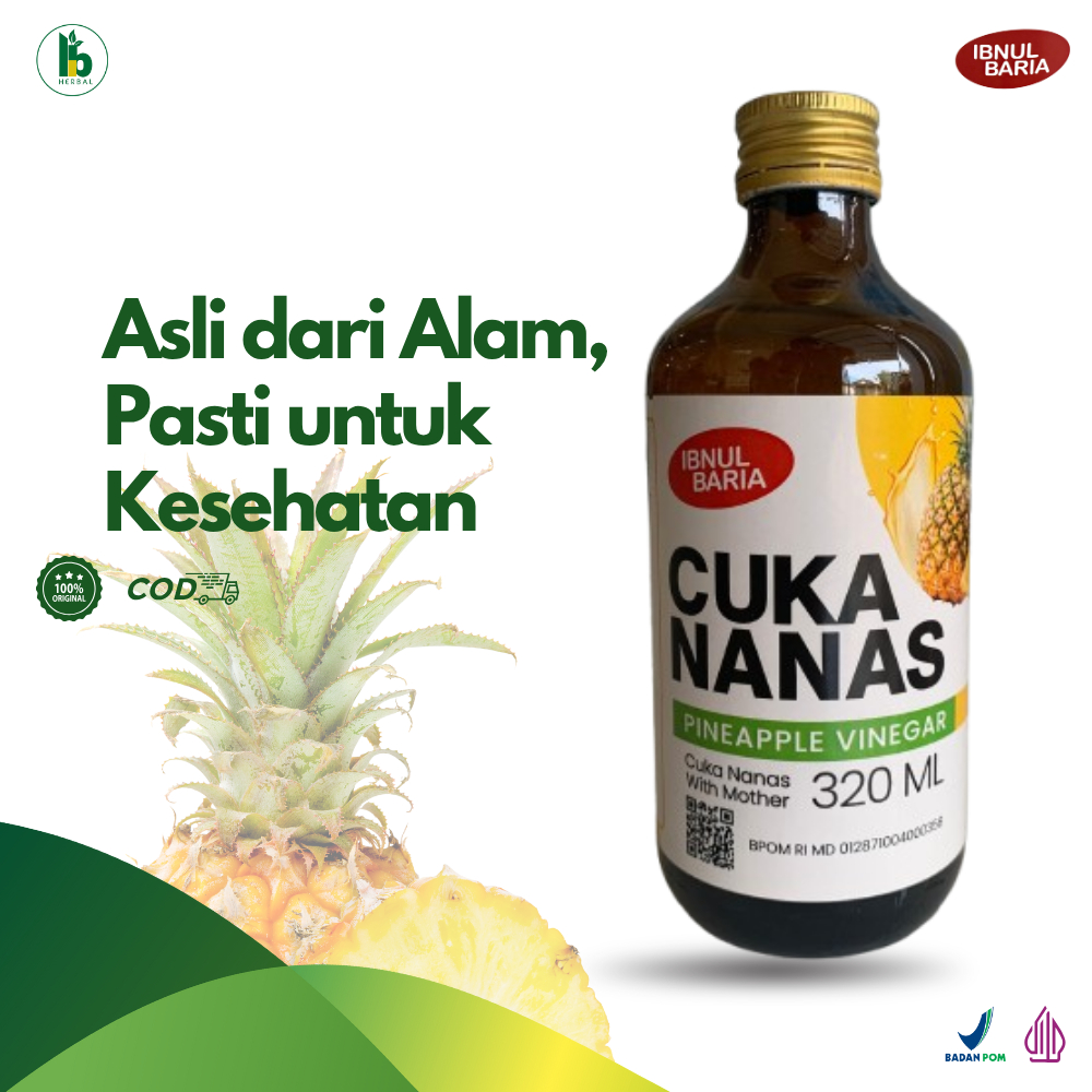 

Cuka Nanas Ibnul Baria – Bantu Atasi Asam Urat & Kanker | 320ml