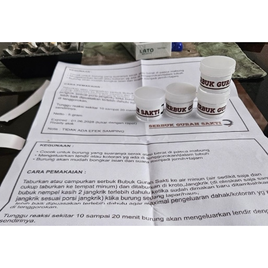 

“Serbuk Gurah Sakti”