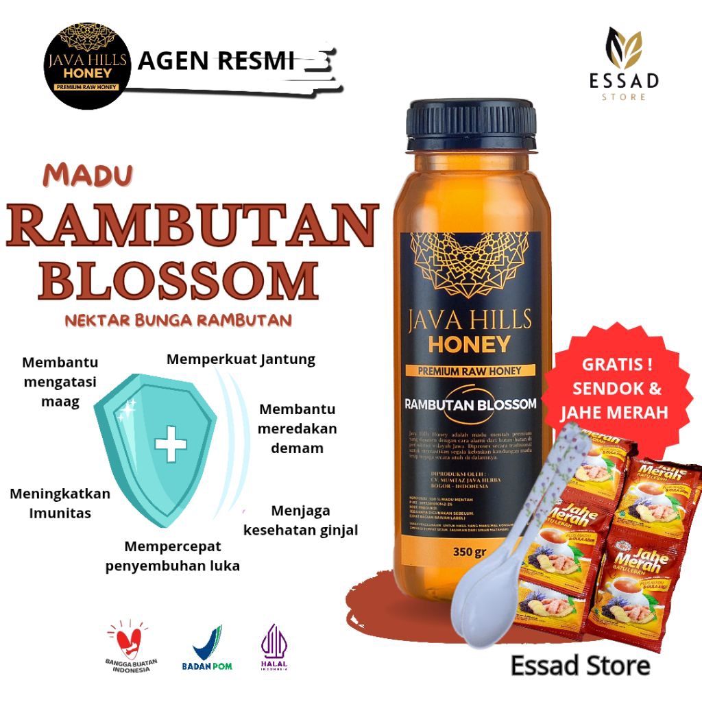 

Madu Rambutan Java Hills Honey Madu Murni Javahills Honey