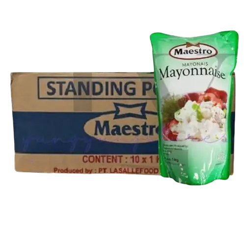 

Maestro Mayonnaise Saus Mayo Premium 1kg (isi 10) - KARTON
