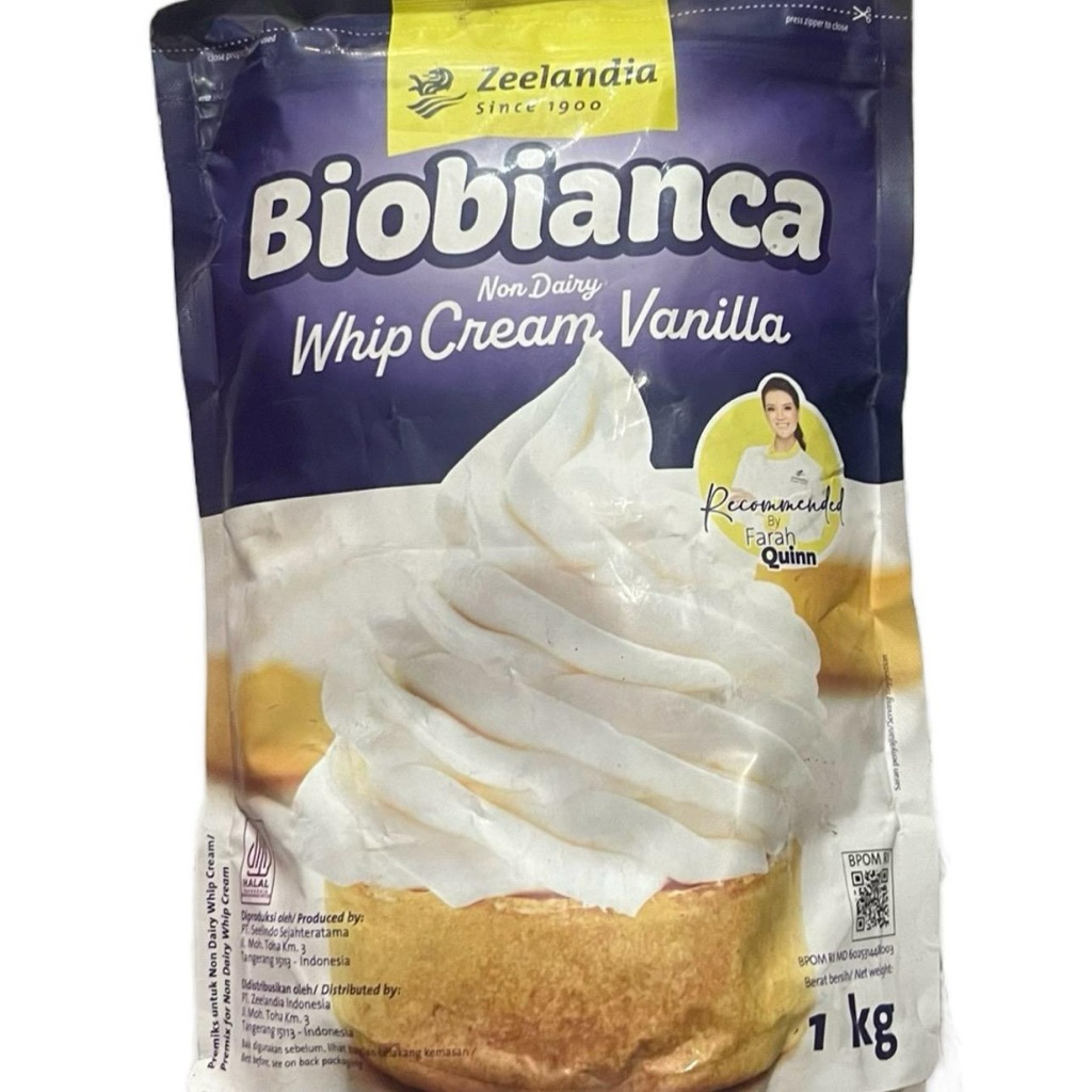 

Zeelandia Biobianca Whipcream 1kg Baking Tepung Food