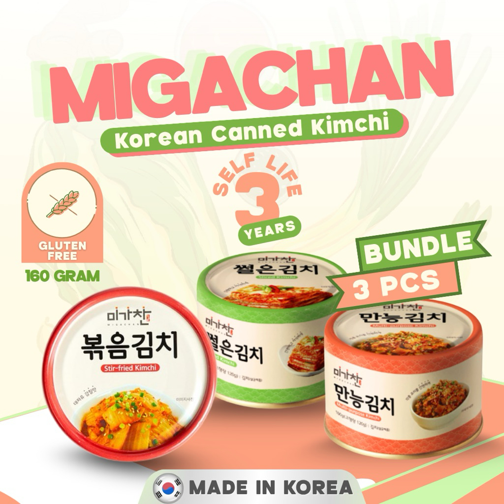 

Migachan Korean Canned Kimchi 160g - Bundle 3pcs