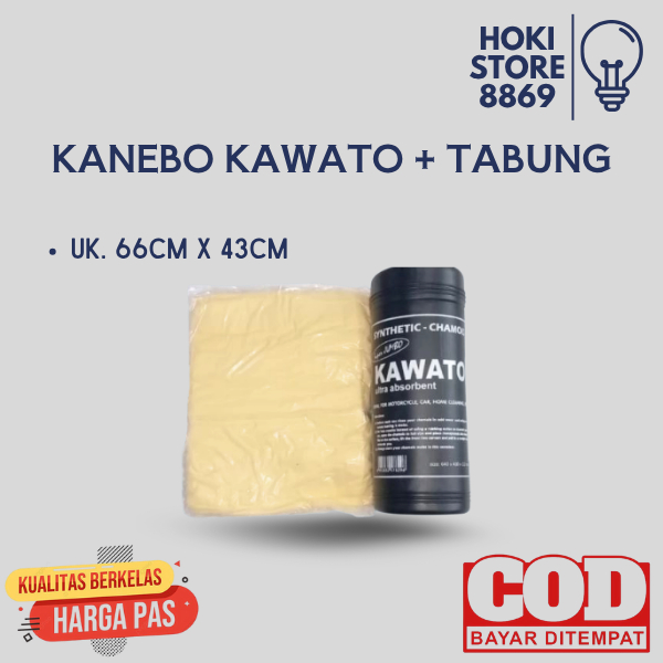 Kanebo Kawato Jumbo Ukuran Besar Lap Kanebo Kualitas Terbaik