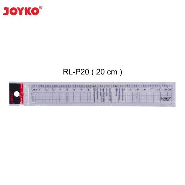 

Penggaris Joyko 20 cm transparant - Ruler