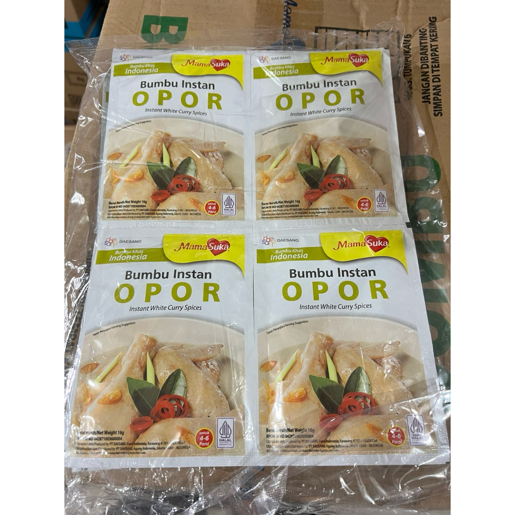 

bumbu instan OPOR mamasuka (kemasan Pak)