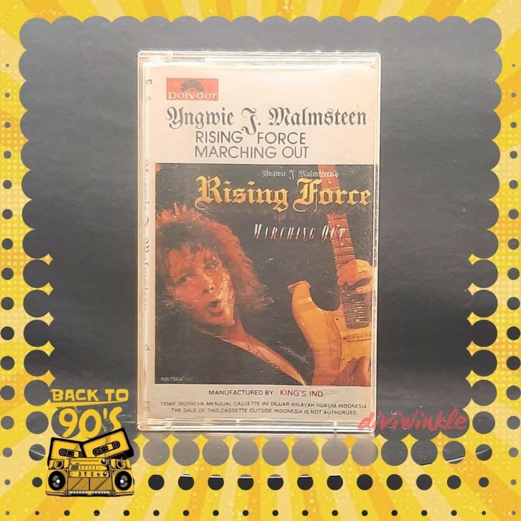 Kaset Pita Yngwie Malmsteen – Rising Force Marching Out