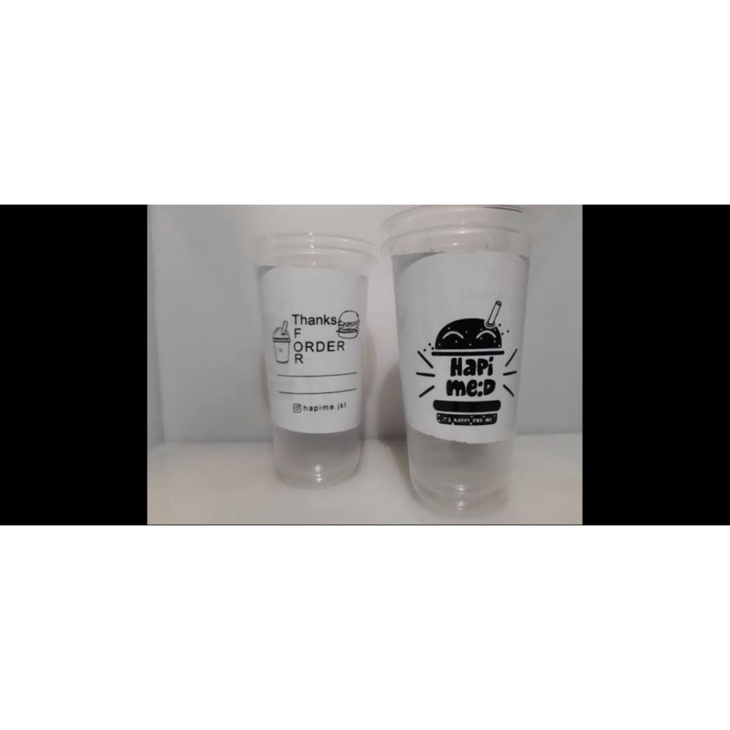 Sablon Custom Cup Plastik