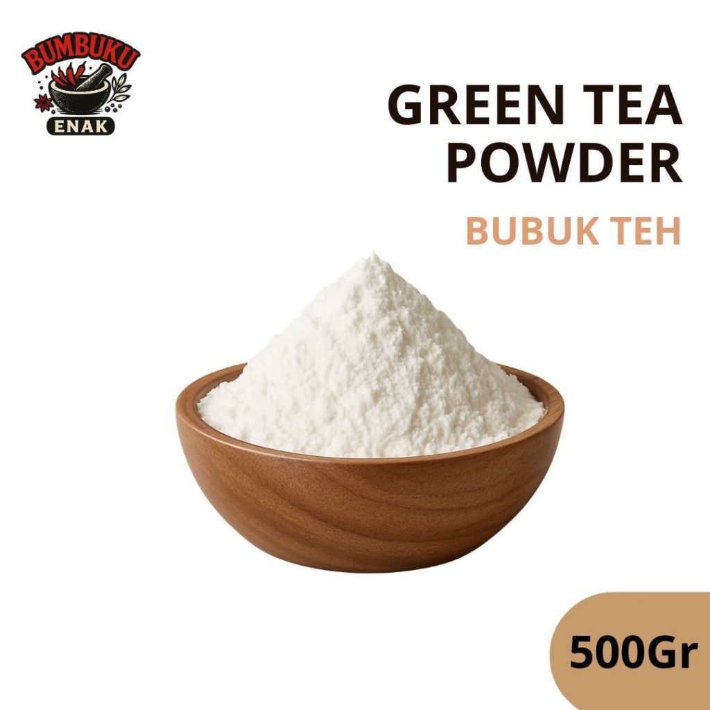 

Bumbu Tabur Green Tea Powder – Tanpa Gula | 500gr | Rasa Matcha Alami & Premium