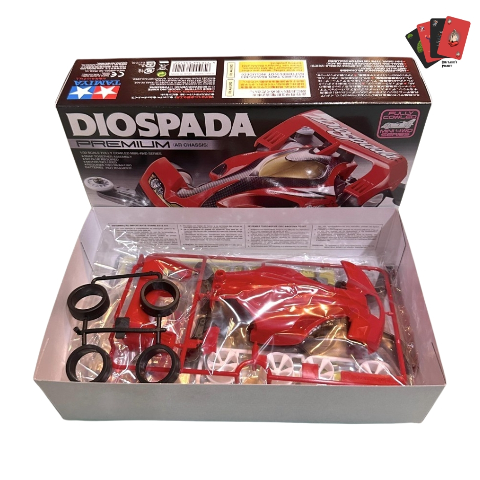 Mainan Rakit Mobil Tamiya Mini 4WD - Diospada (ORIGINAL)