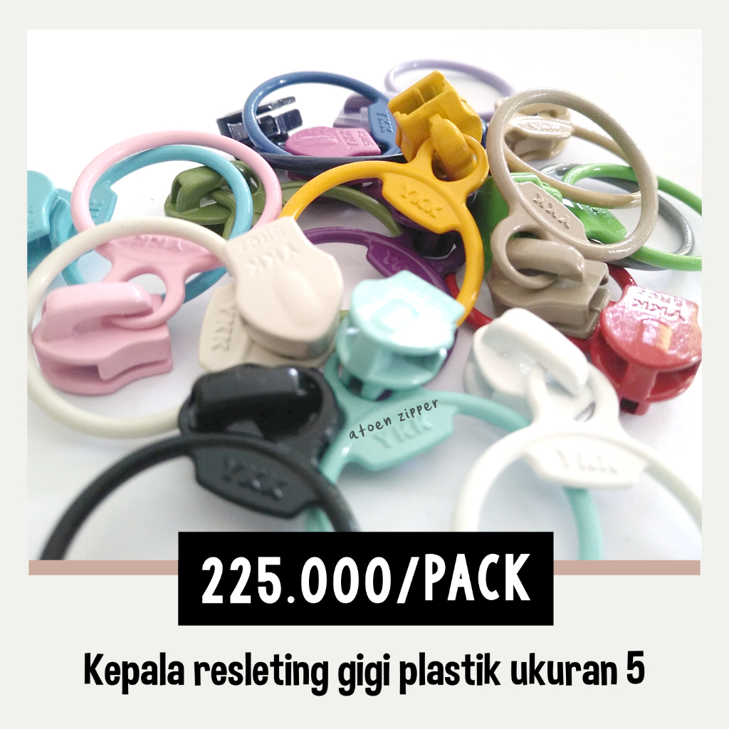 Kepala Resleting Bulat YKK No 5