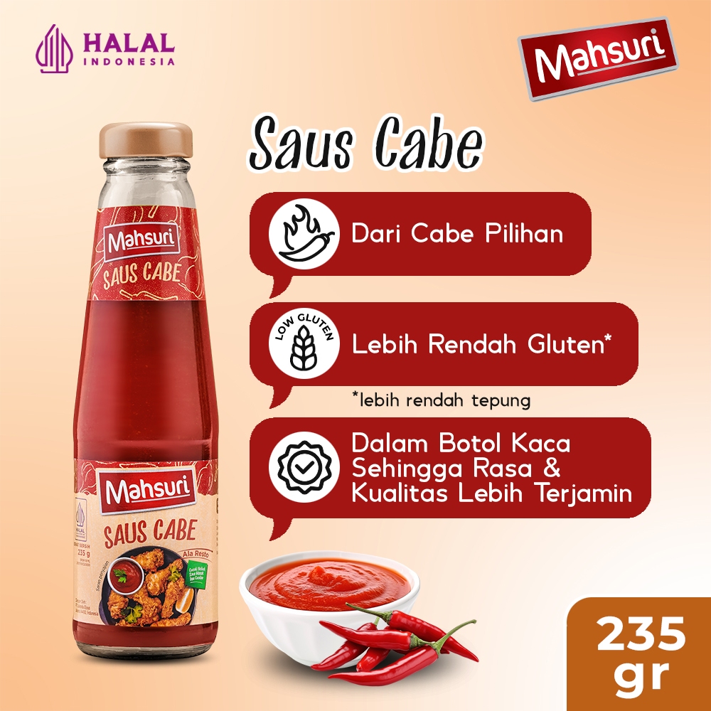 

Mahsuri Saus Cabe 235 gram