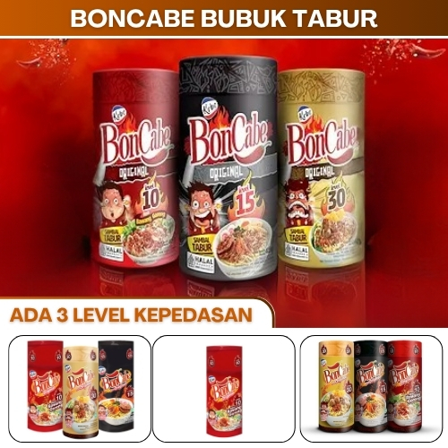 

Sambal Cabe Boncabe Bubuk Kering Makanan Pedas Cabai Tabur Pedas Kemasan Botol Ukuran 45 Gram