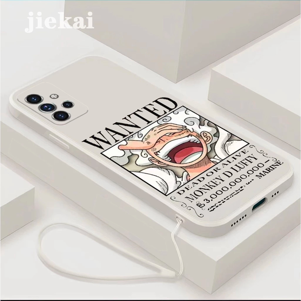 Case Samsung A32 A52 A52s A72 Luffy Wanted Gear 5 One piece Cartoon Fashion FREE TALI Gambar