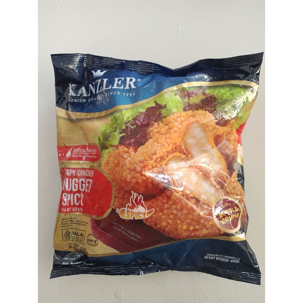 

KANZLER CRISPY CHICKEN SPICY NUGGET 450GRAM